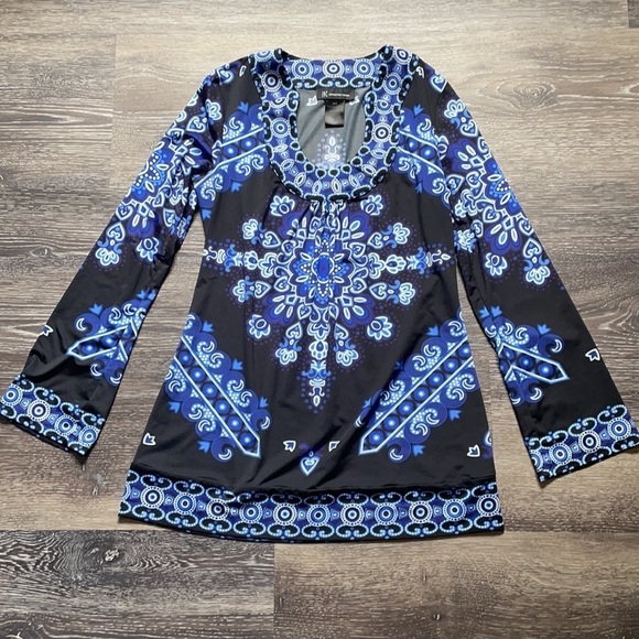 I-N-C International Concepts Ladies Tunic Size Medium - Picture 3 of 10